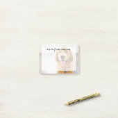Golden Retriever glimlachen Post-it® Notes (Op bureau)