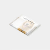 Golden Retriever glimlachen Post-it® Notes (Schuin)