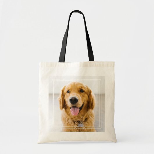 Golden Retriever glimlachen Tote Bag (Voorkant)