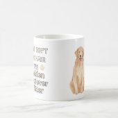 Golden Retriever Glitter - Grappig hondenhaar Koffiemok (Center)