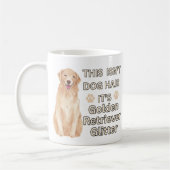 Golden Retriever Glitter - Grappig hondenhaar Koffiemok (Links)