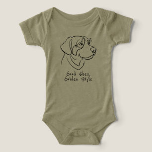 Golden Retriever - Goede Vibes, Gouden Stijl