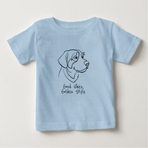 Golden Retriever - Goede Vibes, Gouden Stijl
