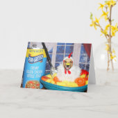 Golden Retriever Golden Chicken Soup Kaart (Gele Bloem)