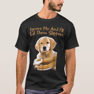 Golden Retriever-Golden Puppies houden van slippe  T-shirt