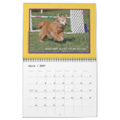 Golden Retriever "Goldens Rule" 12-maands kalender (Mar 2027)