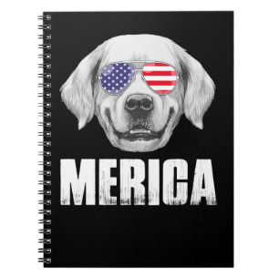 Golden Retriever Goldie Dog Verenigde Staten Ameri Notitieboek