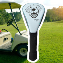 Golden Retriever Golf Head Hoesje