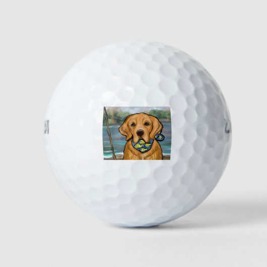 Golden Retriever Golfballen (Voorkant)