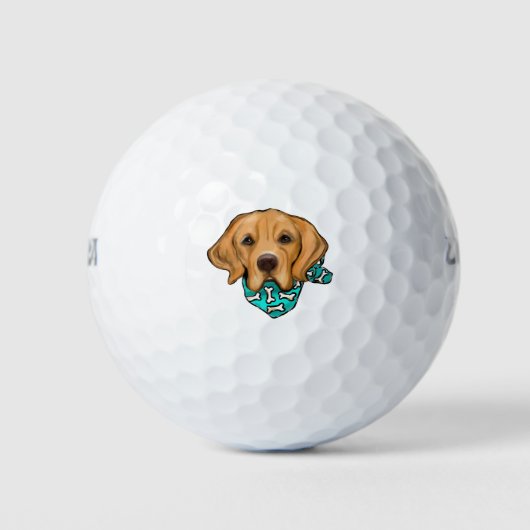 Golden Retriever Golfballen (Voorkant)