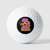 GOLDEN RETRIEVER GOLFBALLEN (Voorkant)