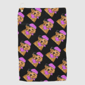 GOLDEN RETRIEVER GOLFHANDDOEK (Voorkant)