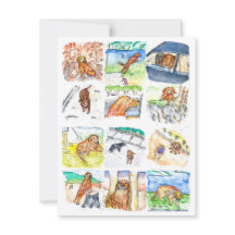 Golden Retriever Greeting Card