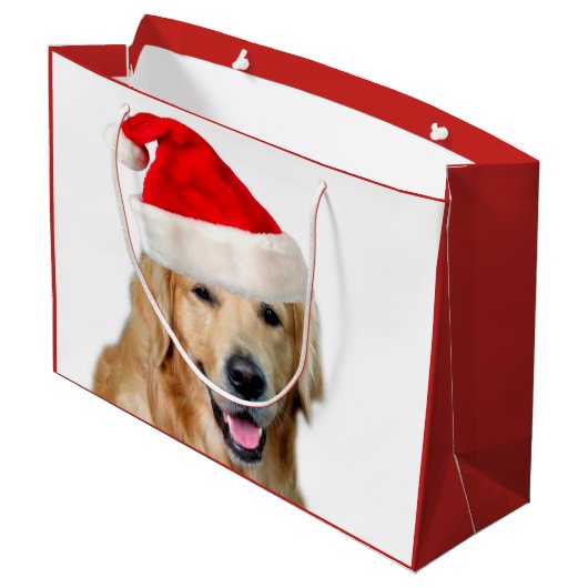 Golden Retriever Groot Cadeauzakje (Achterkant Gekanteld)