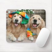 Golden Retriever Groovy Mousepad Muismat (Met muis)