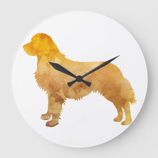 Golden Retriever Grote Klok (Voorkant)