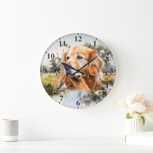 Golden Retriever Grote Klok (Huis)