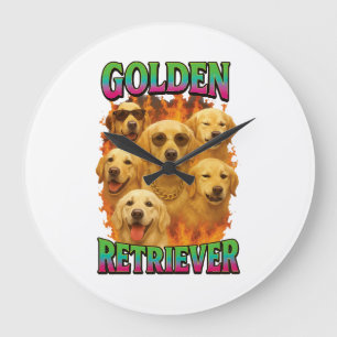 Golden Retriever Grote Klok