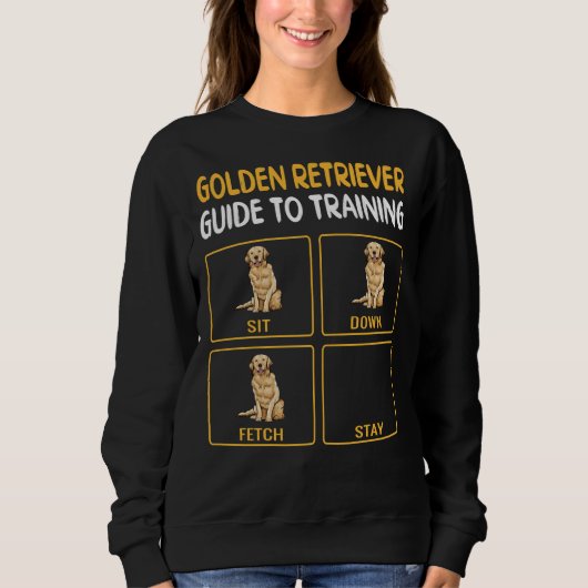 Golden Retriever Guide to training Dog Obedience Trui (Voorkant)