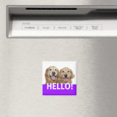 Golden Retriever Hallo Magneet (Insitu (Vaatwasser))