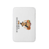 Golden Retriever Halloween Dog Mijn Gouden Retriev Badmat (Voorkant Verticaal)