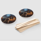 Golden Retriever Halloween Eng Handwaaier (Niet-gemonteerd)