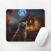 Golden Retriever Halloween Eng Muismat (Met muis)