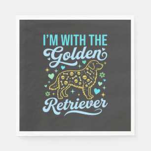 Golden Retriever Halloween Schedel Patroon Hond Li Servet