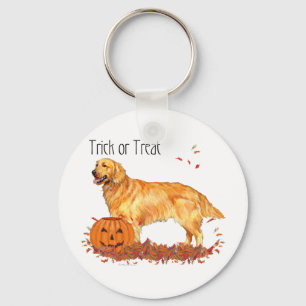 Golden Retriever Halloween Sleutelhanger