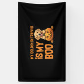 Golden Retriever Halloween Spandoek (Verticaal)