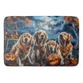 Golden Retriever Halloween Spooky Badmat (Voorkant)