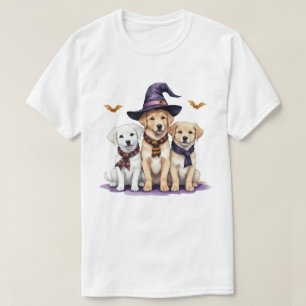 Golden Retriever Halloween Spooky Dog Halloween T-shirt