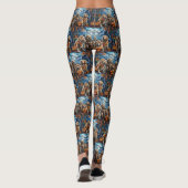 Golden Retriever Halloween Spooky Leggings (Achterkant)