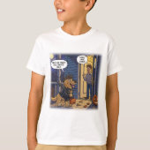 Golden Retriever Halloween T-Shirt Grappige Trakta (Voorkant)