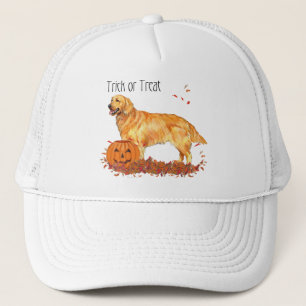 Golden Retriever Halloween Trucker Pet