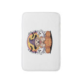 Golden Retriever Halloween Witch Dog Classic T-Shi Badmat (Voorkant Verticaal)