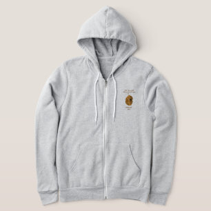 Golden Retriever Hand getekende digitale kunst Hoodie