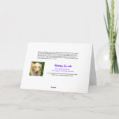 Golden Retriever hangen daar op Kaart (Achterkant)