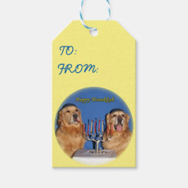Golden Retriever Hanukkah Menorah Lighting Cadeaulabel