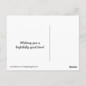 Golden Retriever Happy Howl-oween Briefkaart (Achterkant)