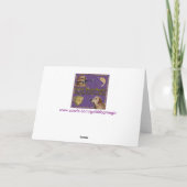 Golden Retriever Hawaiian Hula Verjaardag Kaart (Achterkant)