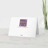 Golden Retriever Headless Maid en Chef Halloween Kaart (Achterkant)