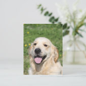 Golden Retriever Headshot 1 Briefkaart (Staand voorkant)