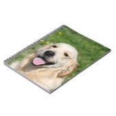 Golden Retriever Headshot 1 Notitieboek (Linkerzijde)