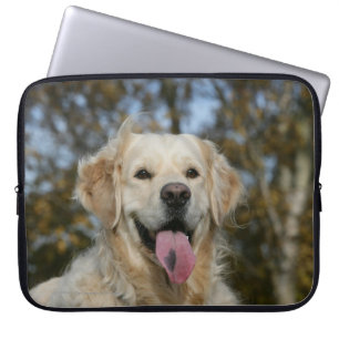 Golden Retriever Headshot 3 Laptop Sleeve