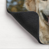 Golden Retriever Headshot 3 Muismat (Hoek)