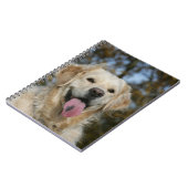 Golden Retriever Headshot 3 Notitieboek (Linkerzijde)