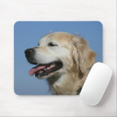 Golden Retriever Headshot 4 Muismat (Met muis)
