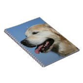 Golden Retriever Headshot 4 Notitieboek (Rechterzijde)