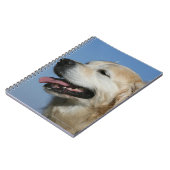 Golden Retriever Headshot 4 Notitieboek (Linkerzijde)